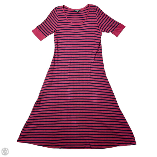 Dress Casual Maxi By Lauren By Ralph Lauren In Striped Pattern, Size: Xxl
