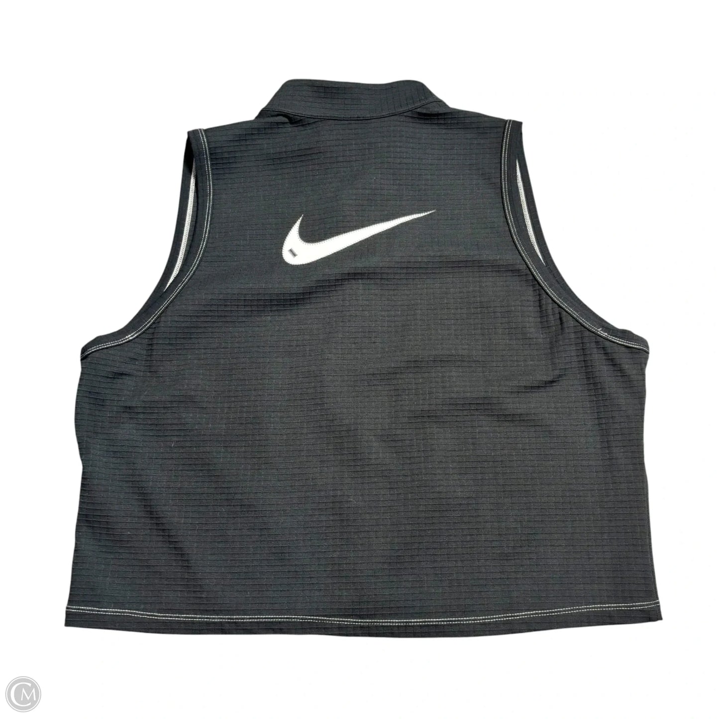 Athletic Tank Top By Nike Apparel In Black, Size: Xxl