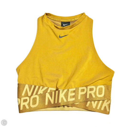 Athletic Tank Top By Nike Apparel In Brown, Size: S