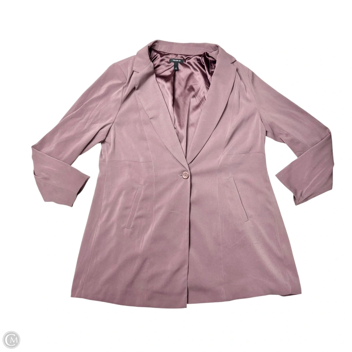 Blazer By Torrid In Purple, Size: 2x