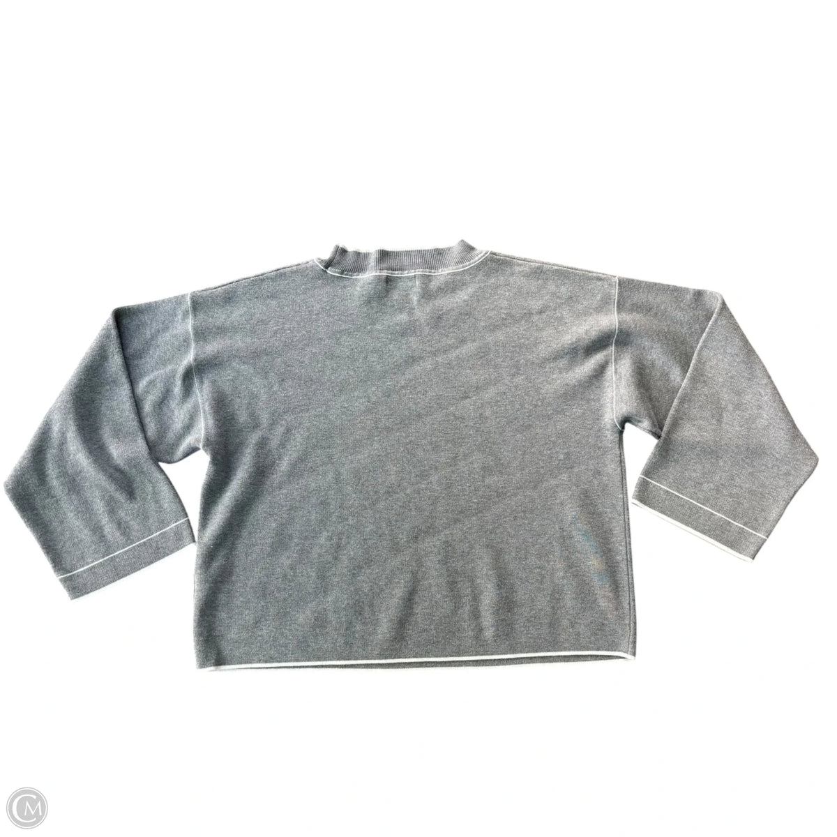 Sweater By Max Studio In Grey, Size: L
