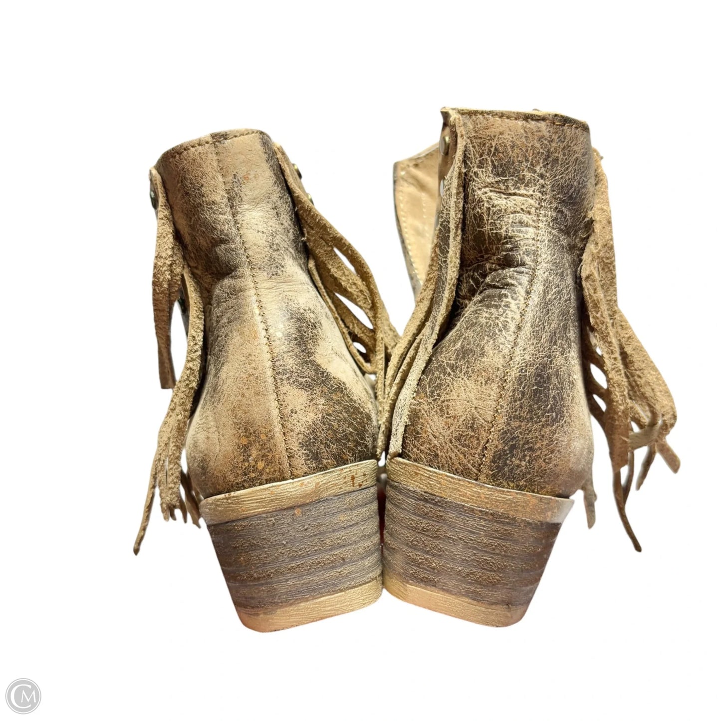 Boots Leather By Corral In Brown, Size: 5.5
