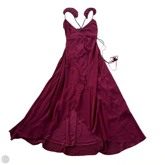 Dress Party Long By Lulus In Maroon, Size: Xs