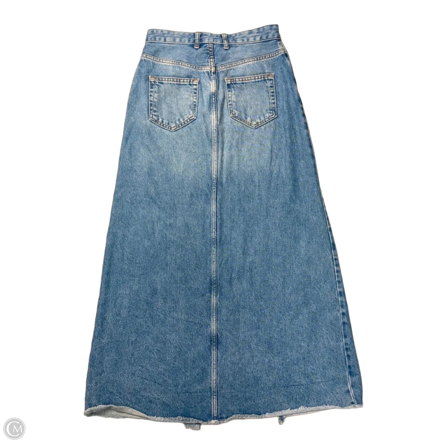 Skirt Maxi By Pilcro In Blue Denim, Size: 4