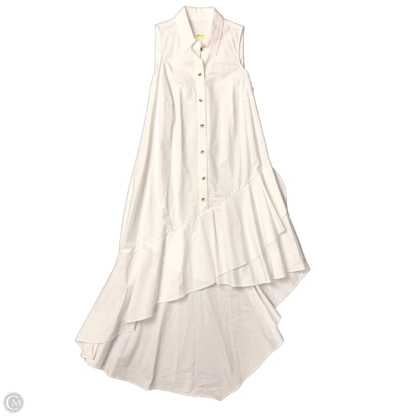 Dress Casual Maxi By Maeve In White, Size: Xs