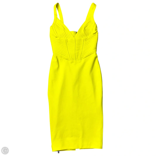 Dress Party Midi By Lavish Alice In Chartreuse, Size: S