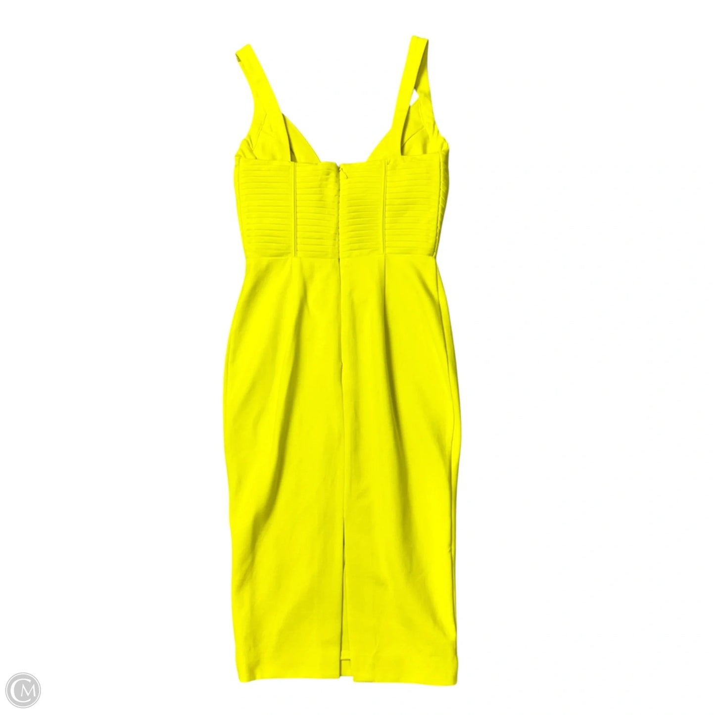 Dress Party Midi By Lavish Alice In Chartreuse, Size: S