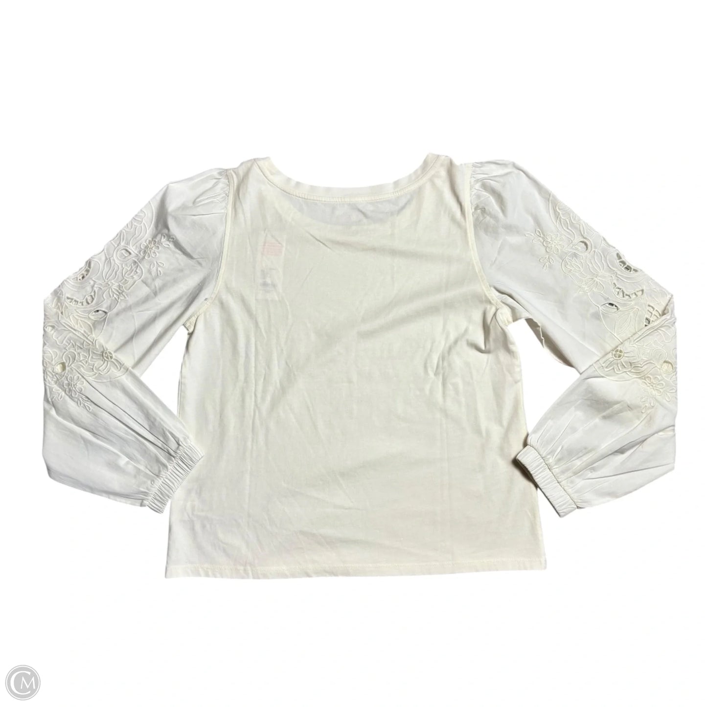 Top Long Sleeve Designer By Lilly Pulitzer In Cream, Size: M
