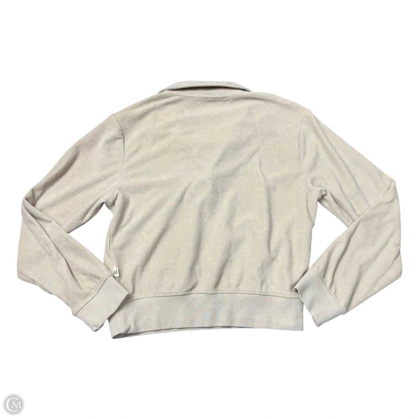 Top Long Sleeve By Araminta James In Tan, Size: S