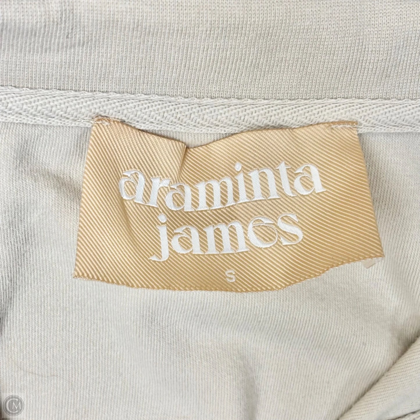 Top Long Sleeve By Araminta James In Tan, Size: S