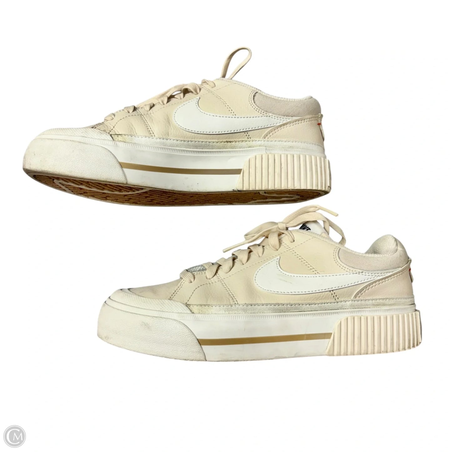 Shoes Sneakers Platform By Nike In Tan, Size: 8.5