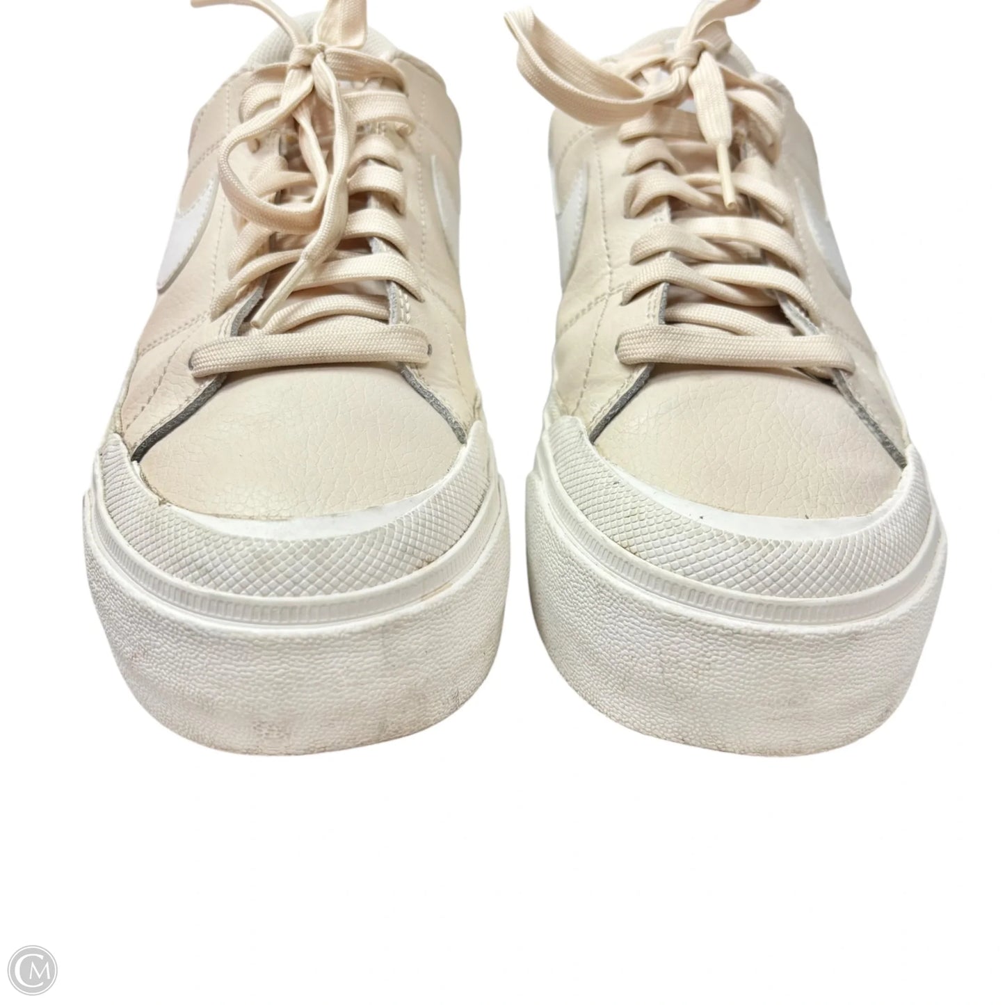 Shoes Sneakers Platform By Nike In Tan, Size: 8.5