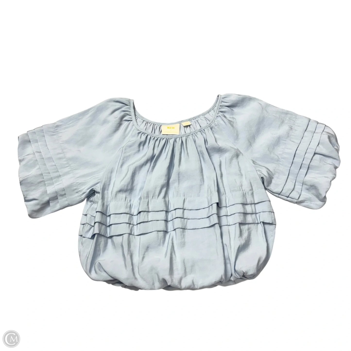Top Short Sleeve By Maeve In Blue, Size: S