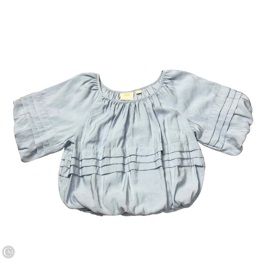 Top Short Sleeve By Maeve In Blue, Size: S