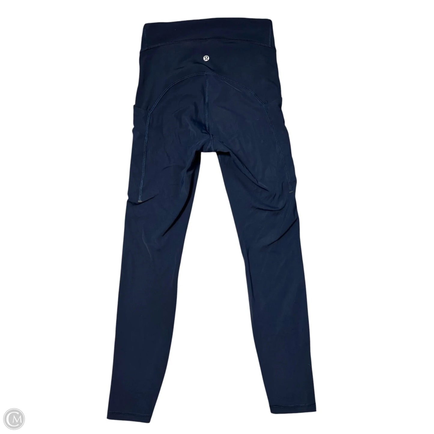 Athletic Leggings By Lululemon In Navy, Size: S