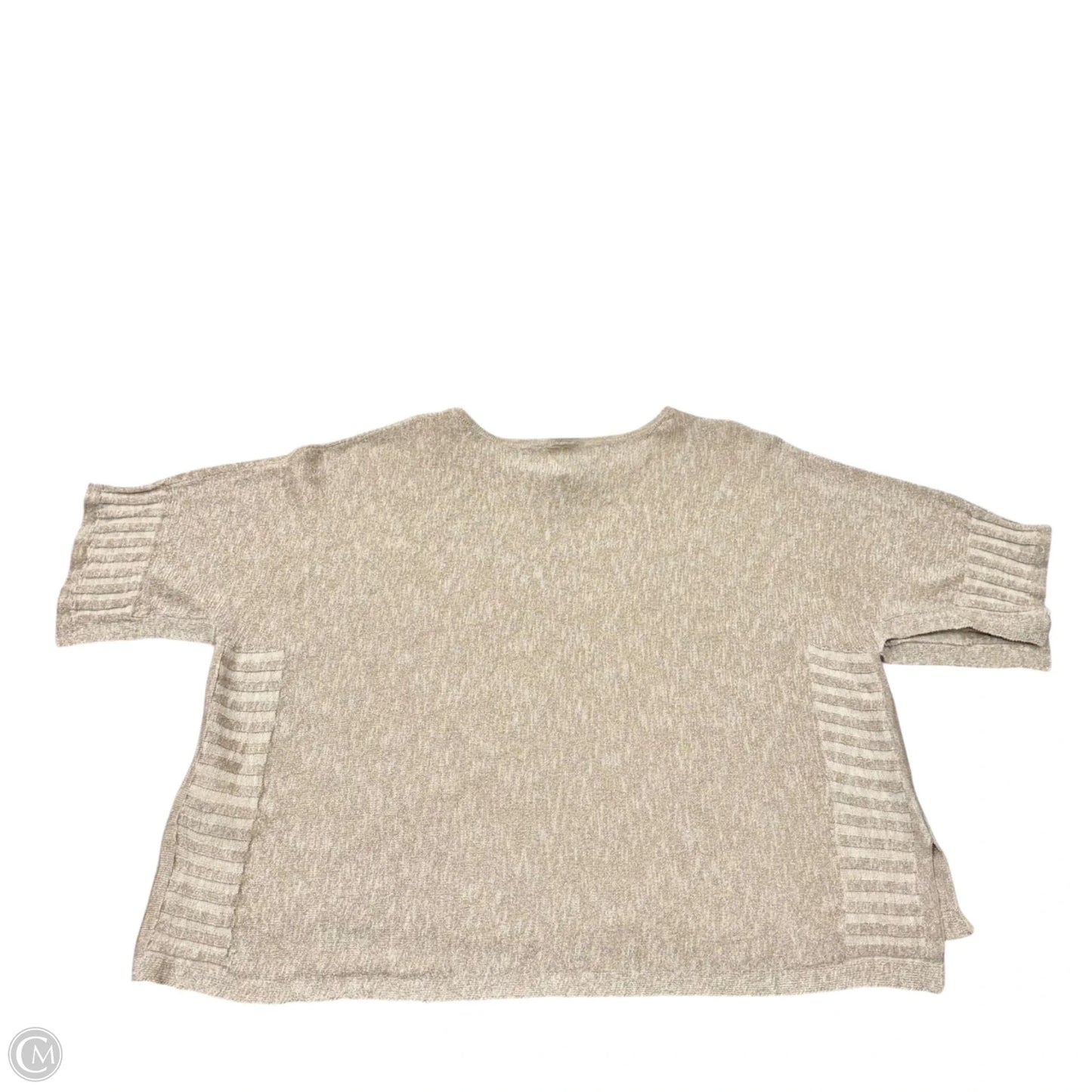 Sweater Short Sleeve By Anthropologie In Tan, Size: Xs