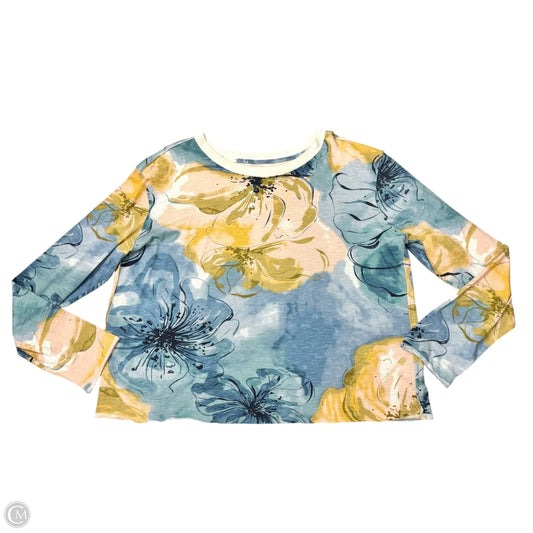 Top Long Sleeve By Maeve In Multi-colored, Size: Xl