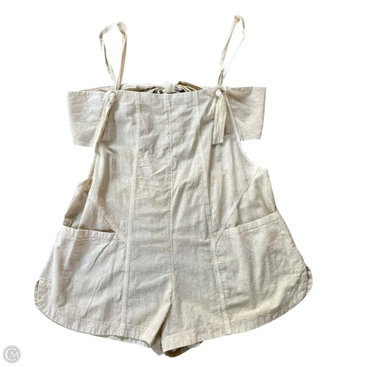 Romper By Free People In Cream, Size: M