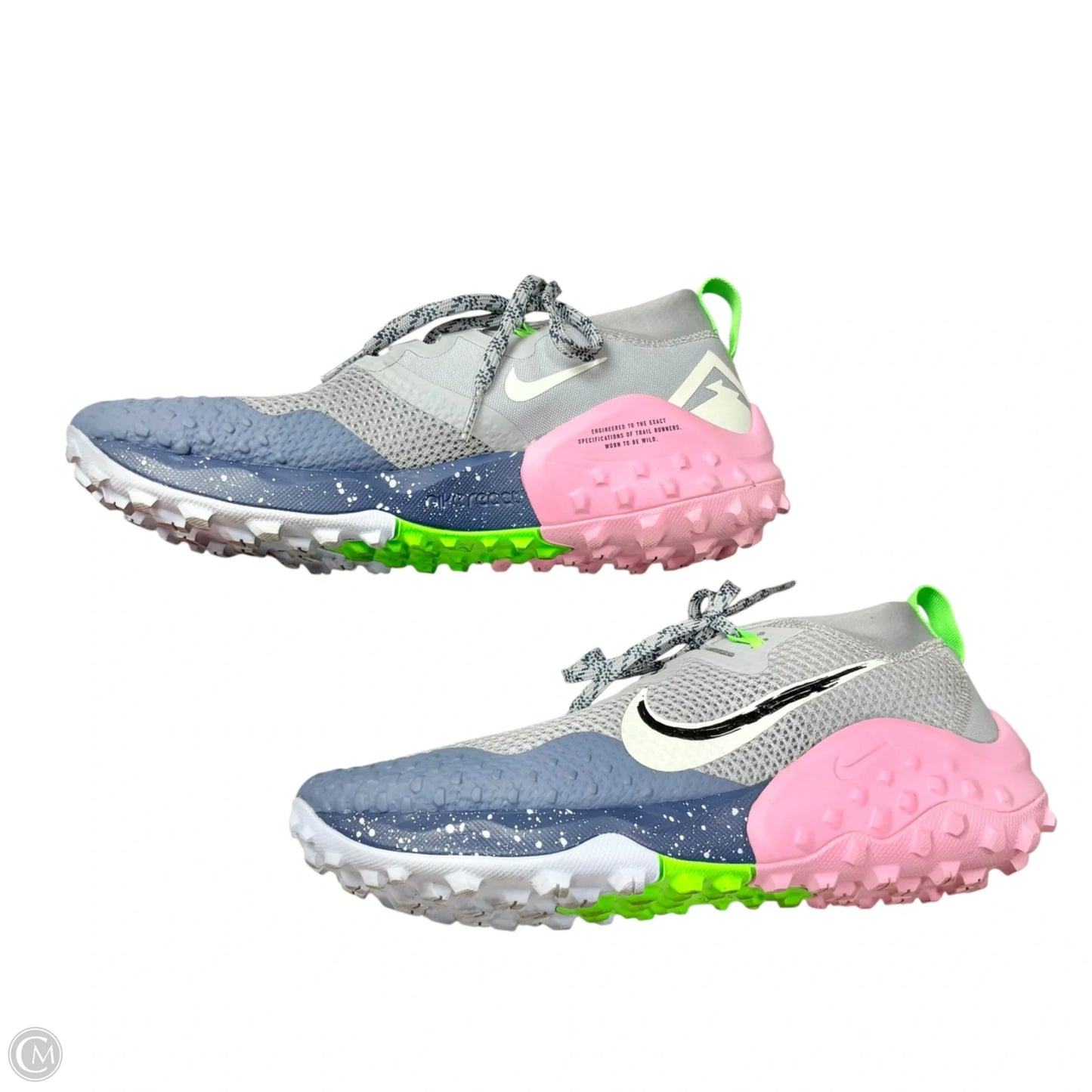 Shoes Athletic By Nike In Blue & Pink, Size: 8.5