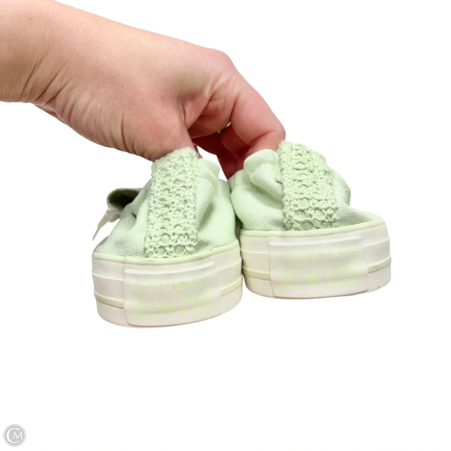 Shoes Sneakers By Converse In Green, Size: 9