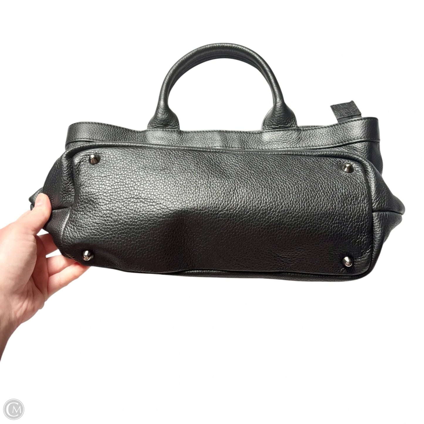Handbag Leather By Lo Pelle Italia, Size: Medium