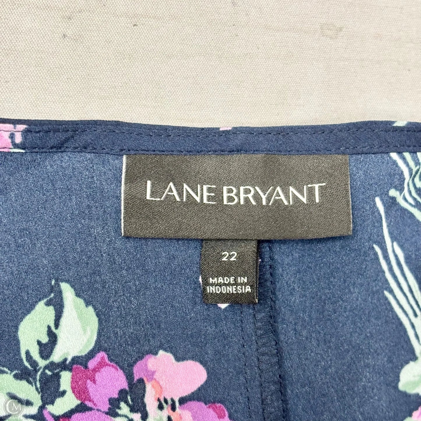 Top Short Sleeve By Lane Bryant In Floral Print, Size: 3x