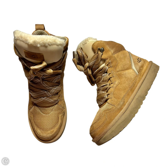 Boots Designer By Ugg In Brown, Size: 10