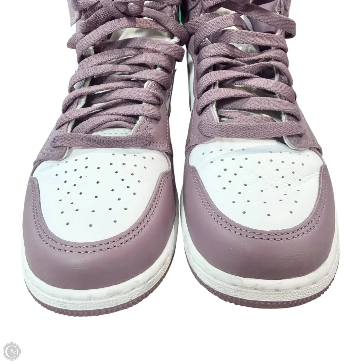 Shoes Luxury Designer By Jordan In Purple & White, Size: 9