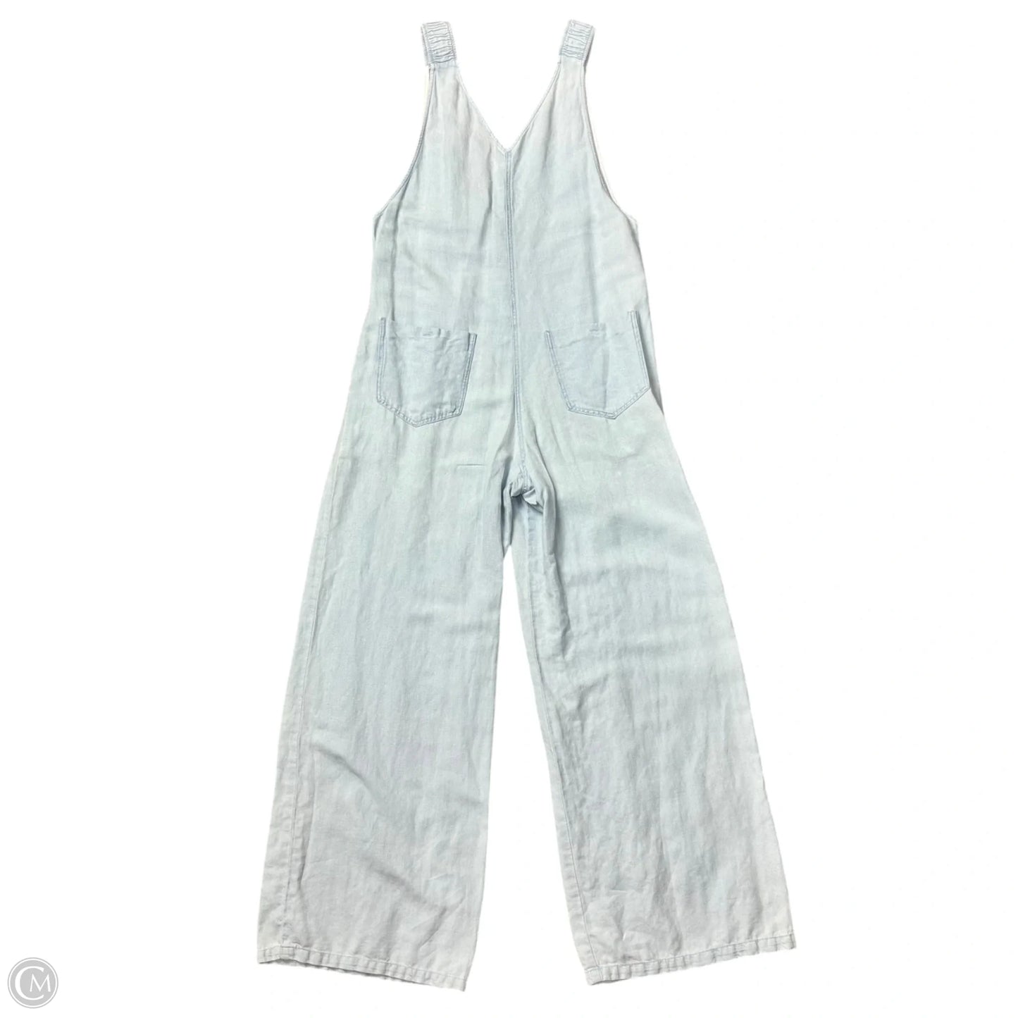 Jumpsuit By Zara In Blue Denim, Size: Xs