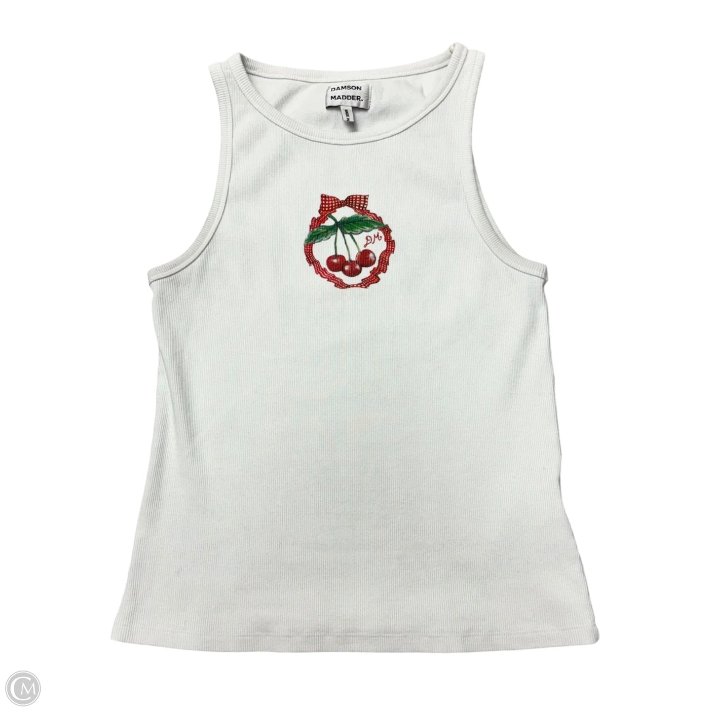Tank Top By Damson Madder In White, Size: L