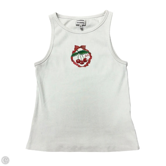 Tank Top By Damson Madder In White, Size: L