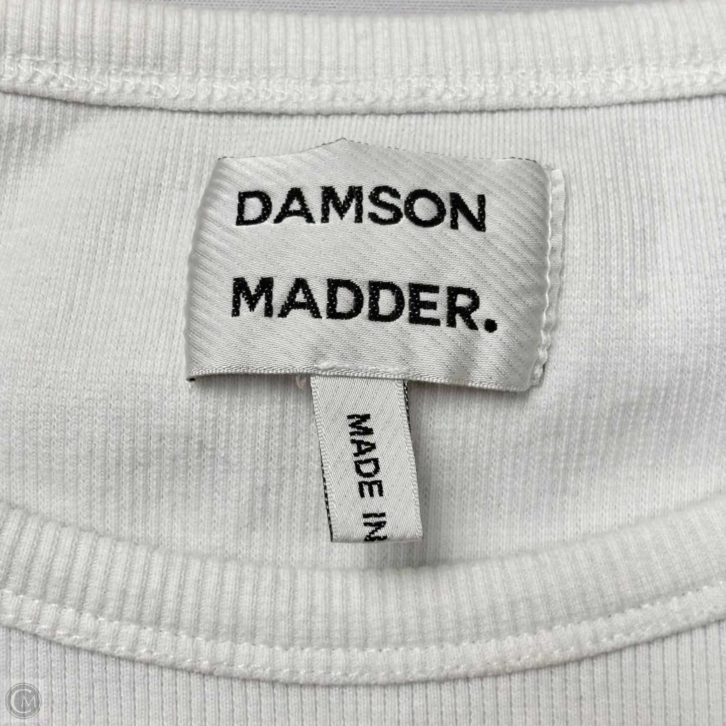 Tank Top By Damson Madder In White, Size: L