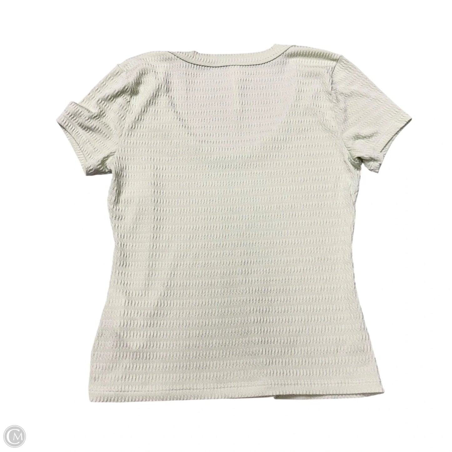 Top Short Sleeve By Anthropologie In Green, Size: S