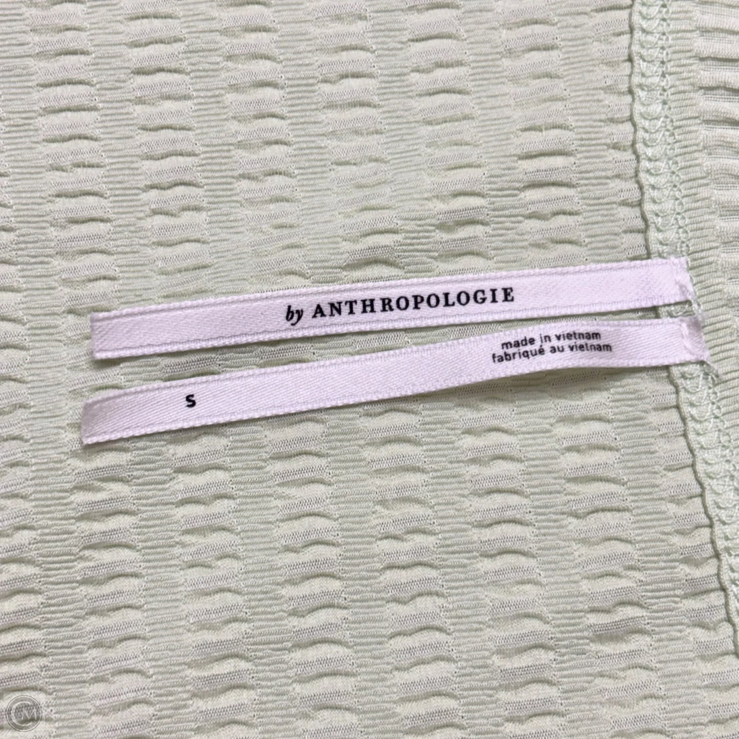 Top Short Sleeve By Anthropologie In Green, Size: S