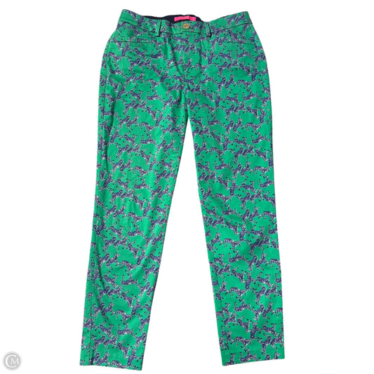 Pants Designer By Lilly Pulitzer In Green, Size: 4