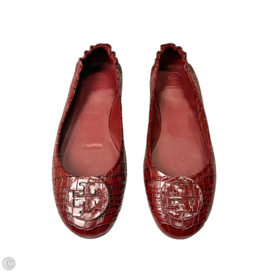Shoes Designer By Tory Burch In Maroon, Size: 10