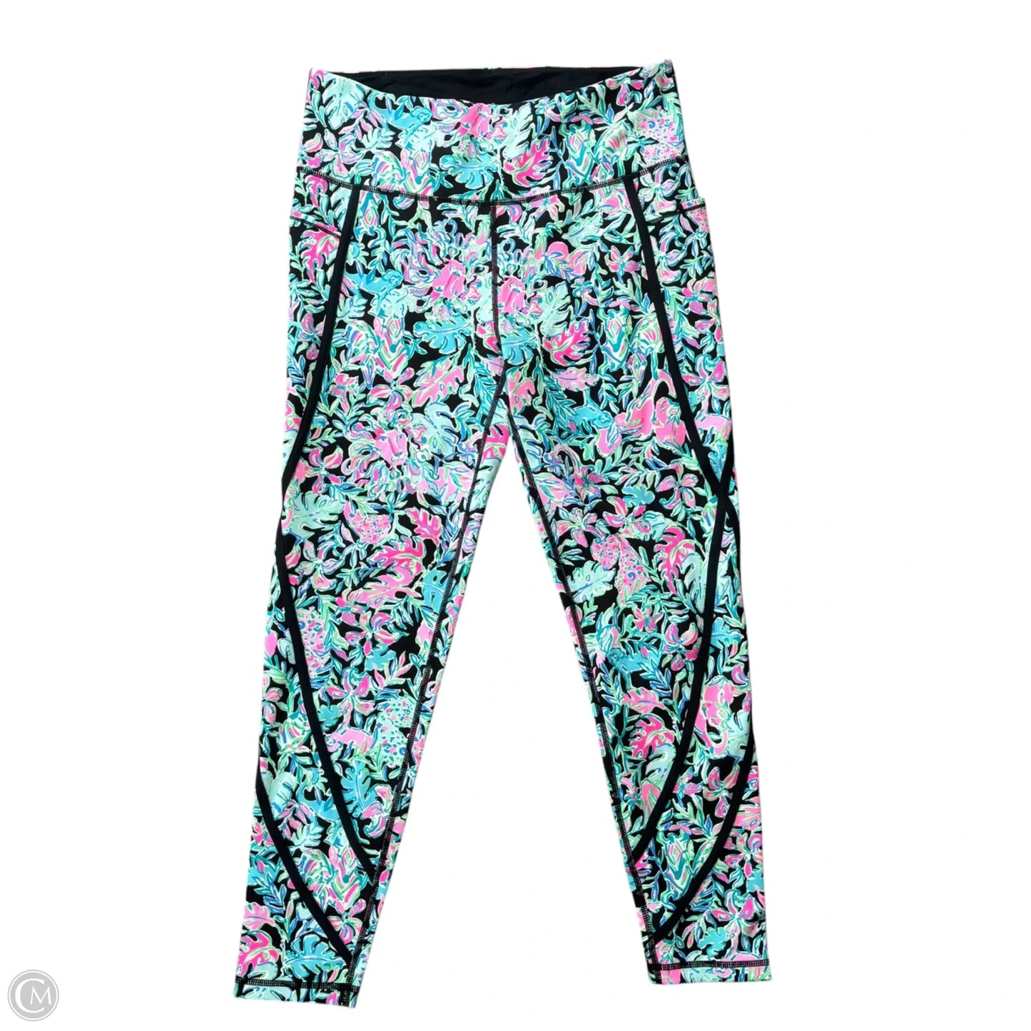 Pants Designer By Lilly Pulitzer In Tropical Print, Size: L