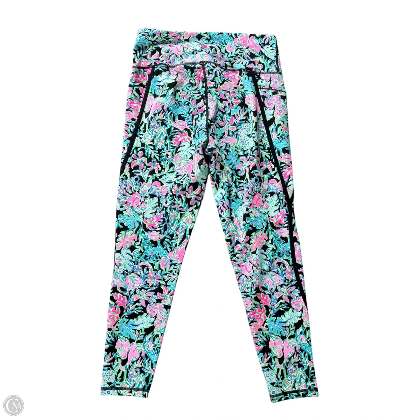 Pants Designer By Lilly Pulitzer In Tropical Print, Size: L