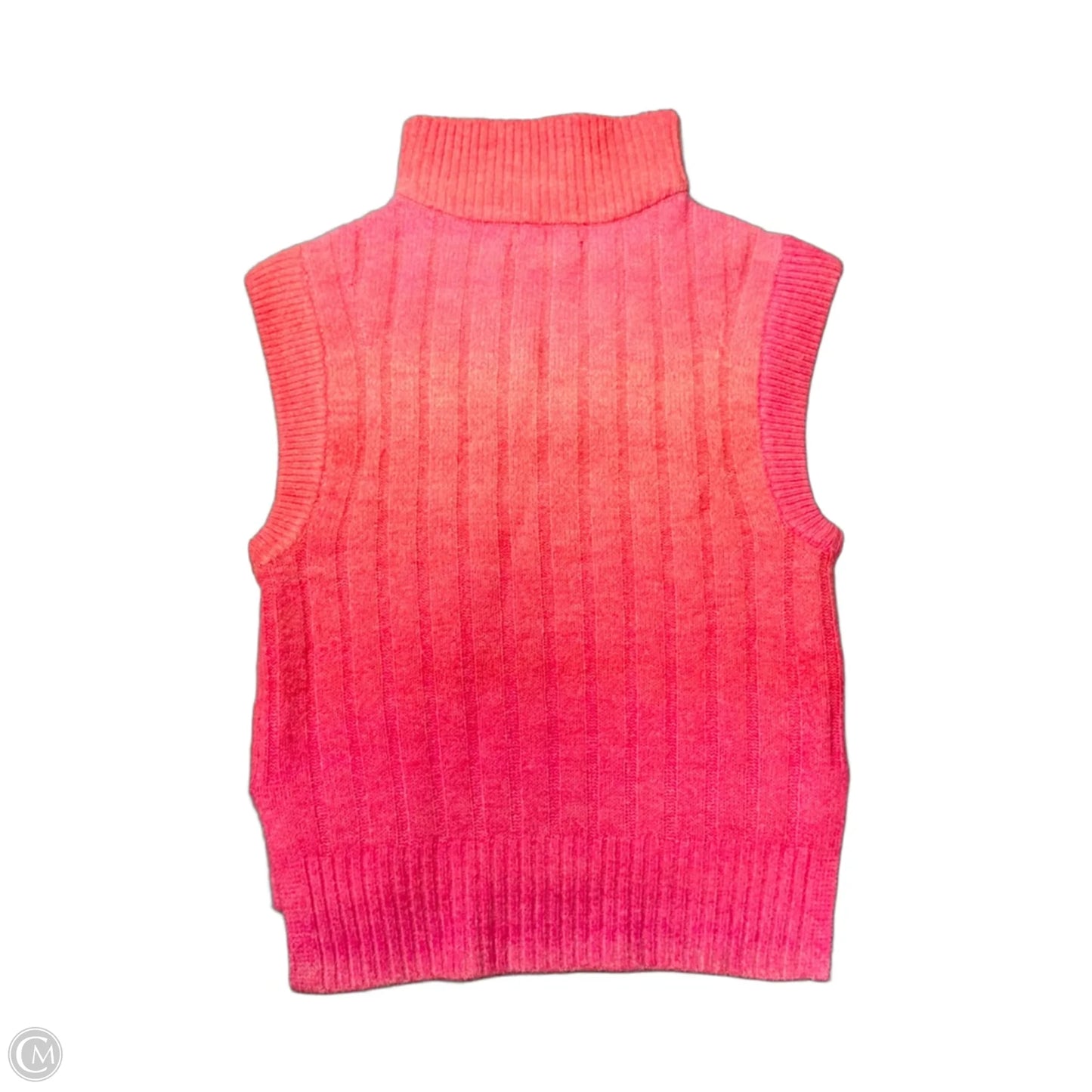 Vest Sweater By Anthropologie In Pink, Size: Xs