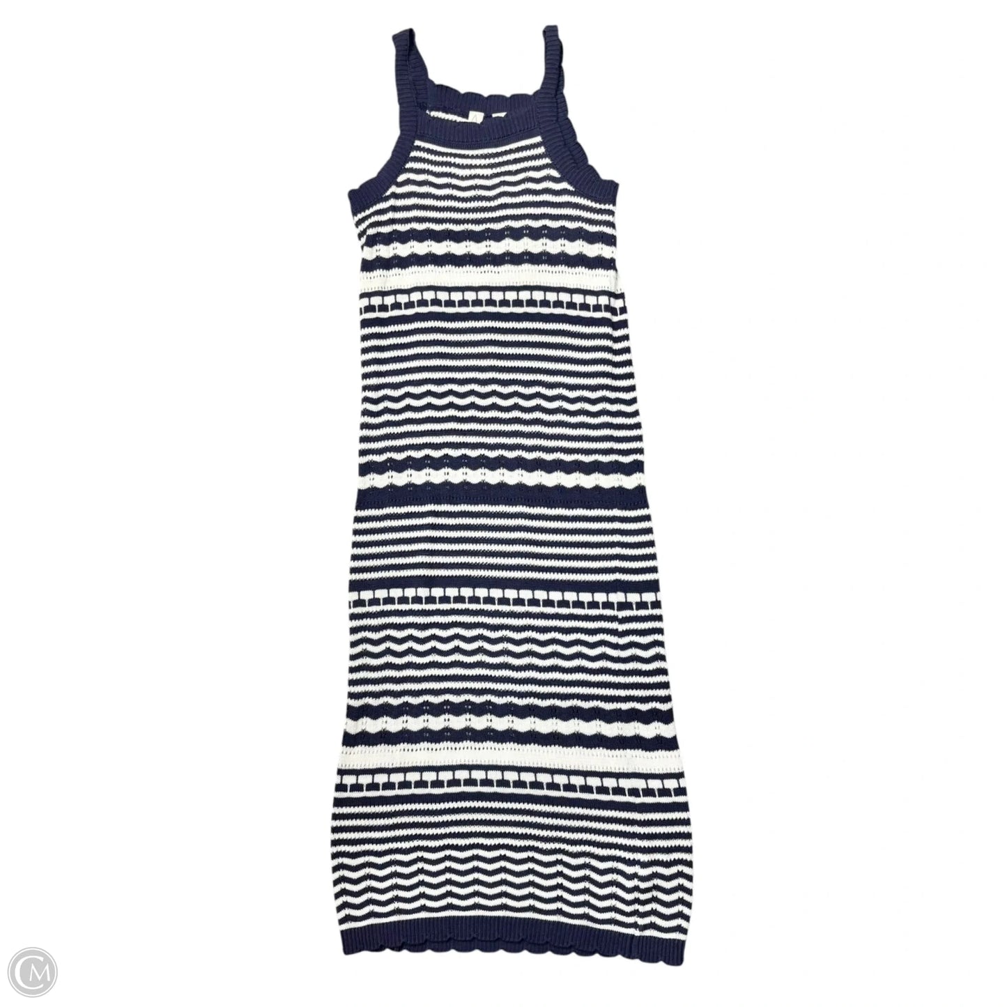 Dress Casual Midi By Joie In Striped Pattern, Size: S