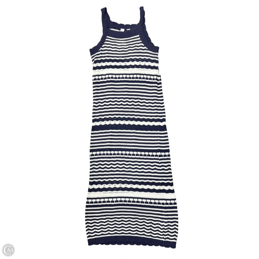 Dress Casual Midi By Joie In Striped Pattern, Size: S