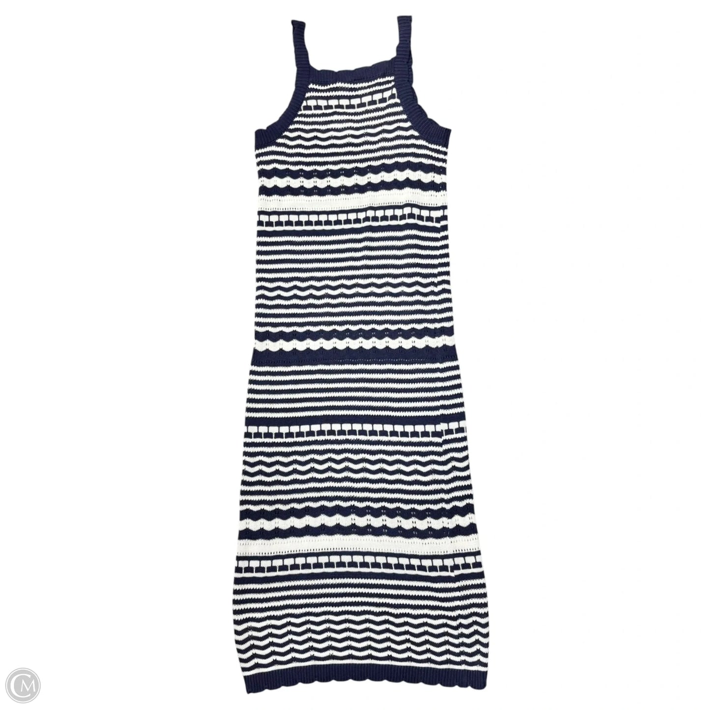 Dress Casual Midi By Joie In Striped Pattern, Size: S