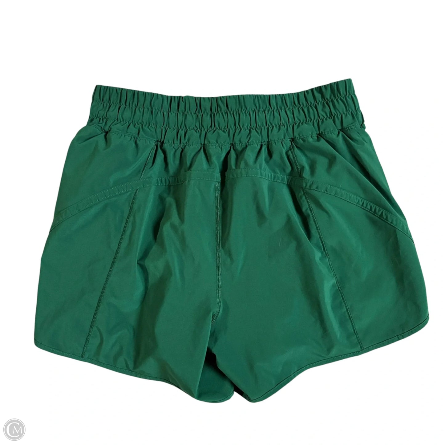Athletic Shorts By Lululemon In Green, Size: M