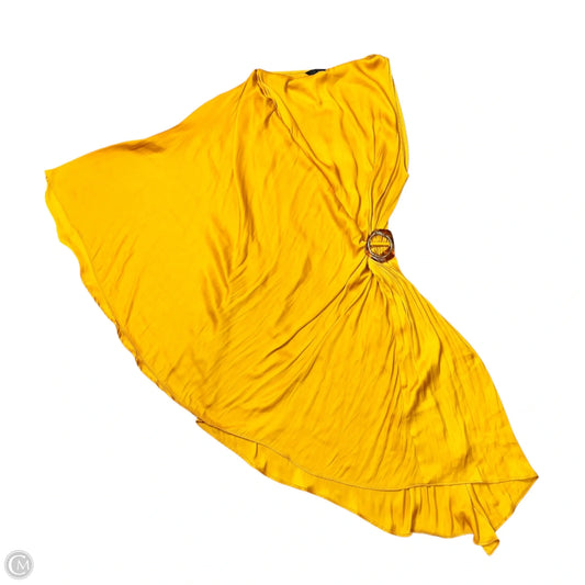 Dress Casual Short By Zara In Yellow, Size: L