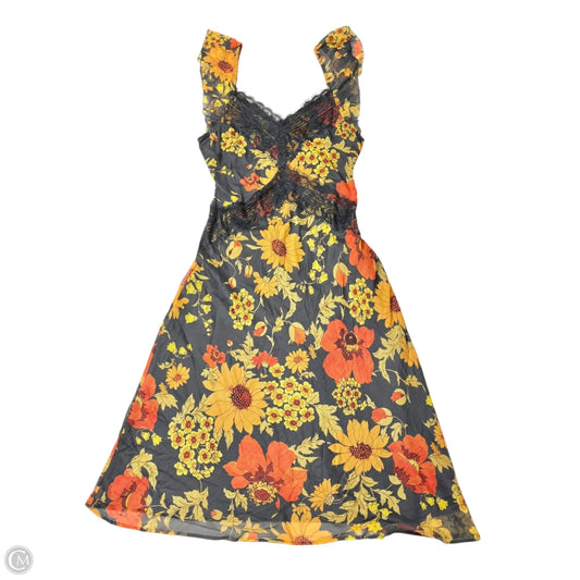 Dress Casual Maxi By Warehouse In Floral Print, Size: M