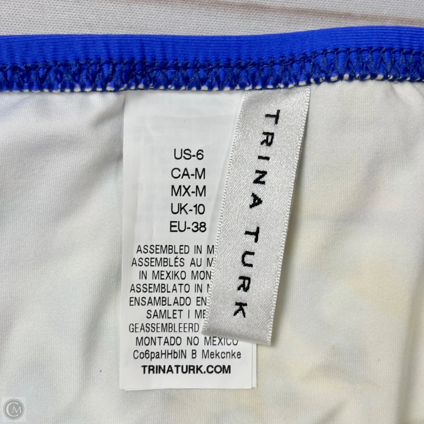 Swimsuit Bottom By Trina Turk In Blue & Green, Size: S