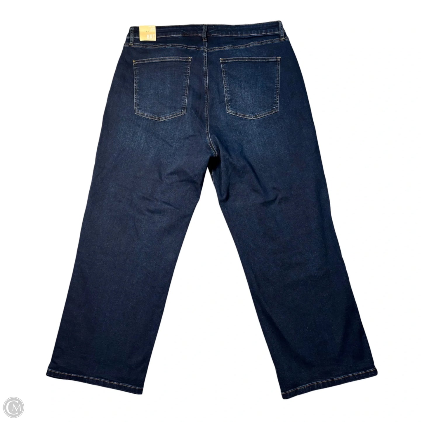 Jeans Wide Leg By Kut In Blue Denim, Size: 20