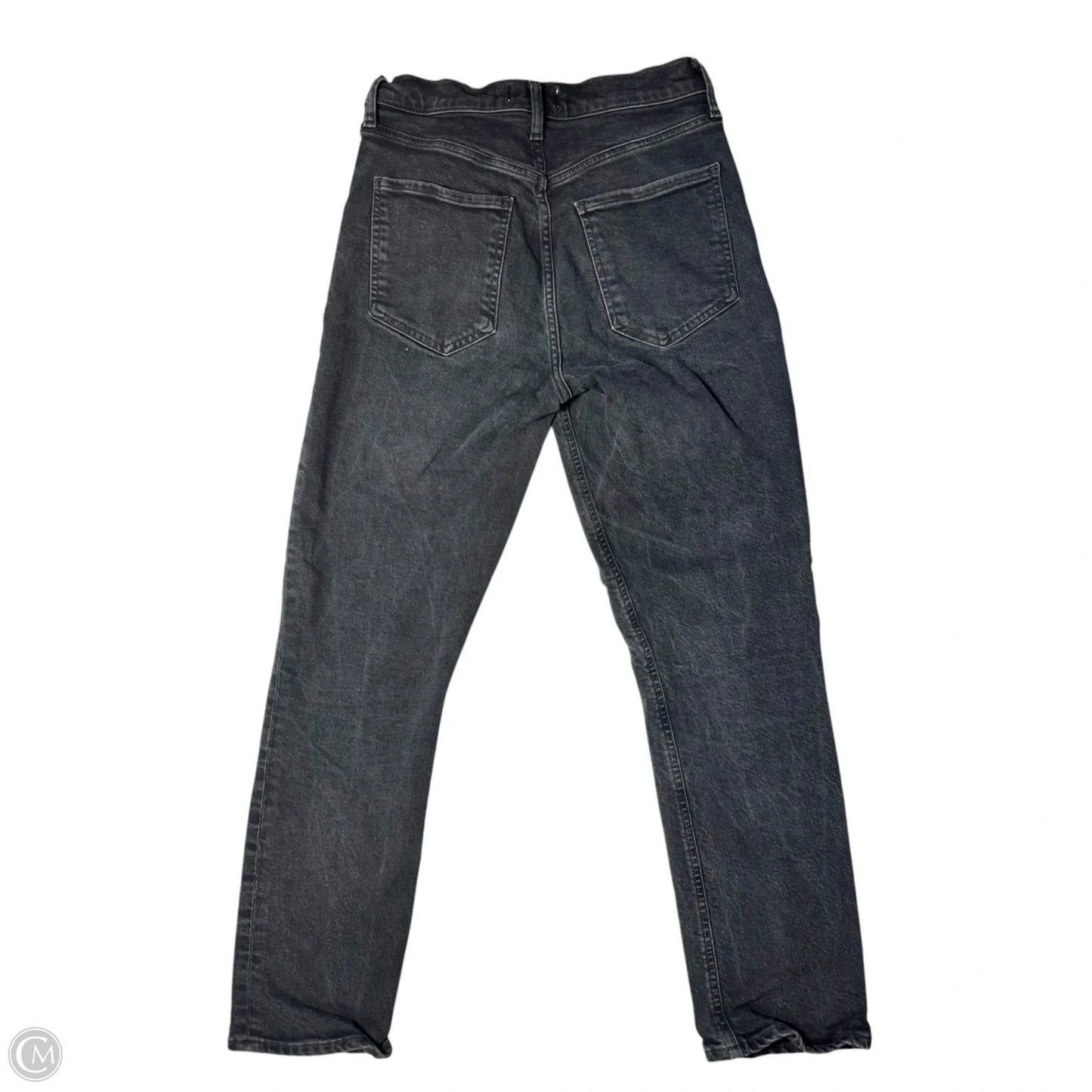 Jeans Straight By Agolde In Black Denim, Size: 4