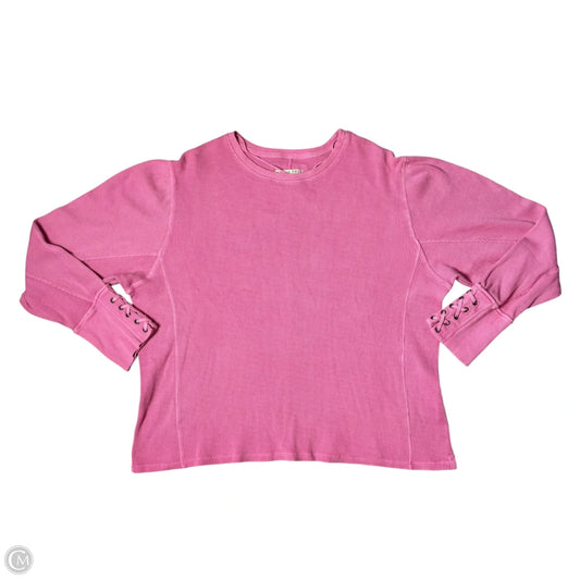 Top Long Sleeve By We The Free In Purple, Size: L