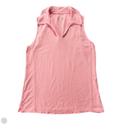 Top Sleeveless Designer By Lilly Pulitzer In Pink, Size: Xs